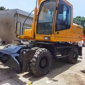 Gran descuento Hyundai 210W-7 210W-9 Excavadora de ruedas 21 toneladas Construcción de segunda mano Original Corea en stock - Product Image 1