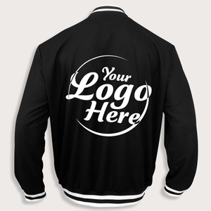 Chaqueta de Béisbol para Hombre, Tallas Grandes, con Cuello Alto, Forro Polar, Contraste de Color, Ecológica, Resistente al Viento, Transpirable, Color Personalizable - Product Image 6