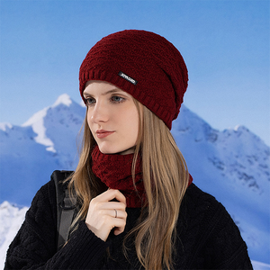 Gorro <span class=keywords><strong>de</strong></span> <span class=keywords><strong>Lana</strong></span> <span class=keywords><strong>con</strong></span> <span class=keywords><strong>Orejeras</strong></span> para Protección Contra el Frío en Invierno para Hombres y Mujeres, Conjunto <span class=keywords><strong>de</strong></span> Dos Piezas <span class=keywords><strong>de</strong></span> Gorro y Bufanda Tejidos <span class=keywords><strong>con</strong></span> Forro Polar - Product Image 5
