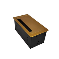 Toma de Corriente para Mesa de Conferencias, Toma de Corriente de Aleación de Aluminio para Escritorio, Toma de Corriente Oculta para Mesa con Enchufe Abatible