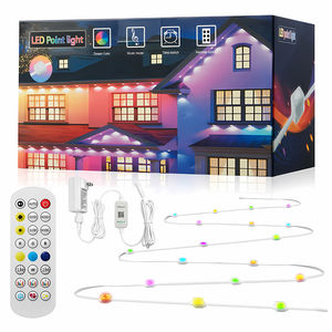 Luces RGBIC para Aleros, AC 110-240V DC24V, 100 Pies, con Control por Voz e IR, Luces Navideñas Permanentes para Exteriores - Product Image 1