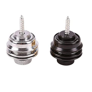 Botón negro Straplocks Cerradura de correa de <span class=keywords><strong>guitarra</strong></span> eléctrica para acústica Folk Classic Bass <span class=keywords><strong>Guitarra</strong></span> Botón Parte Correa - Product Image 1