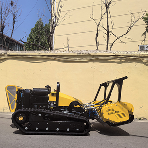 Nhà sản xuất máy cắt cỏ mini chạy xăng điều khiển từ xa, máy làm đất thông minh điện, quay đầu không - Product Image 3