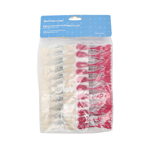 Pinces à <span class=keywords><strong>linge</strong></span> de haute qualité, lot de 12, à forte adhérence, résistantes aux intempéries, en plastique, avec ressort en acier inoxydable - Product Image 2
