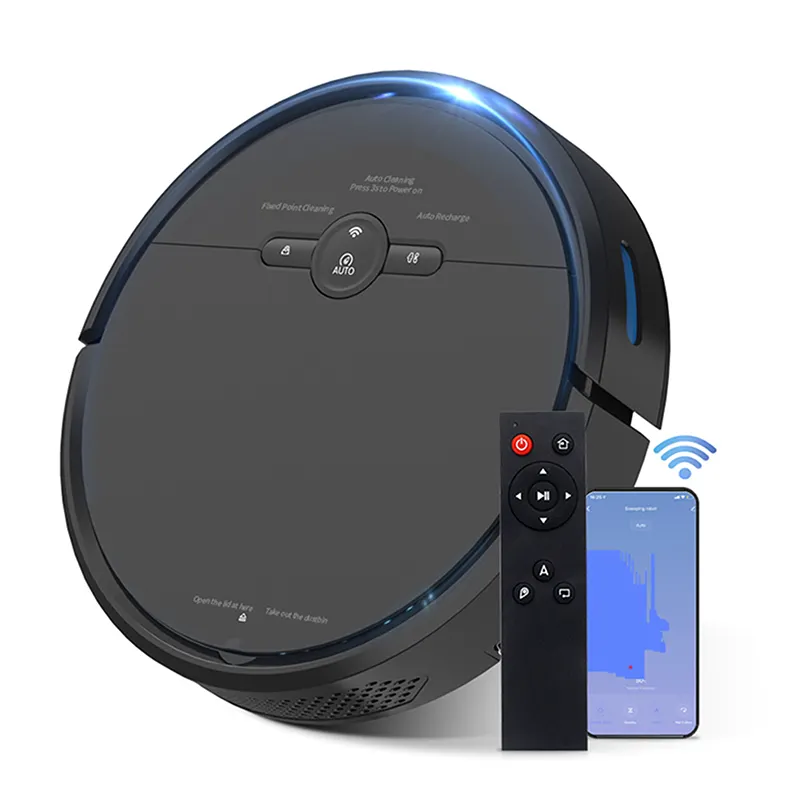 Hot Sale Robot Vacuum Cleaner Intelligent Sweeper Mopping Automatic Floor Cleaner Machine Wifi Robotic Vacuum Cleaner for Hotel