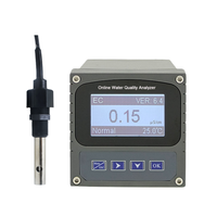 BetteBlue – conductimètre numérique en ligne, testeur de résistivité, TDS, de salinité pour le traitement de l'eau, électrode 316L, filetage NPT1/2