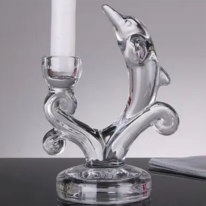 Crystal <strong>Dolphin</strong>-Shaped Votive Glass <strong>Candle</strong> <strong>Holder</strong> Vintage <strong>Candle</strong> <strong>Holder</strong> Tealight <strong>Candle</strong> <strong>Holder</strong> for Table Centerpieces, Home - Product Image 3
