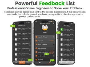 เครื่องสแกนรถบรรทุกหนัก ANCEL HD120 24V OBD2 4x4 ดีเซล รถกระบะ 9/16 พิน สำหรับบลูทูธ OEM ODM DPF Regen สำหรับวิเคราะห์เครื่องยนต์ VOLVO - Product Image 5