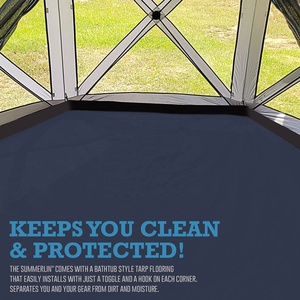 Pop-up lều ngoài trời gazebo 12x12 ft chiều cao đứng cho 8-10 người lớn di động Tán lều - Product Image 5