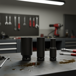 Juego de llaves de impacto Fervi de 10 mm, 12 mm y 14 mm, herramienta de reparación automotriz de accionamiento profundo - Product Image 3