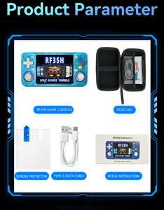 Console de <span class=keywords><strong>jeu</strong></span> vidéo portable rétro RF35H, 64 Go de jeux préchargé<span class=keywords><strong>s</strong></span>, écran IPS de 3,5 pouces, Wifi, Linux, lecteur de poche open source - Product Image 5