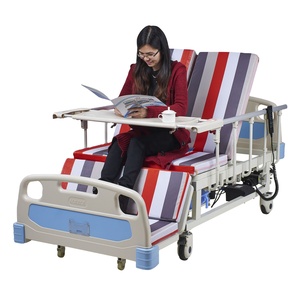 Venta caliente Suministro <span class=keywords><strong>de</strong></span> fábrica Cómoda cama <span class=keywords><strong>de</strong></span> hospital eléctrica <span class=keywords><strong>de</strong></span> 5 funciones Cuidado en el hogar <span class=keywords><strong>de</strong></span> ancianos Pacientes discapacitados Inodoro Certificado CE - Product Image 1