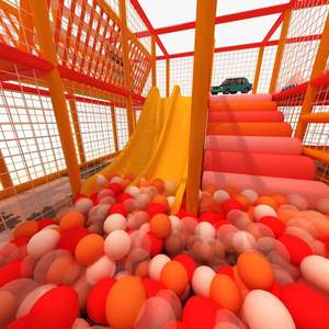 Juegos de Seguridad de Alta Calidad con Temática de Carreras de Autos, Área de Juegos Pequeña para Niños, Equipo de Juegos para Interiores - Product Image 5