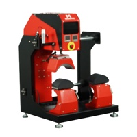 Microtec MU Cap Label Double Chauffage Pneumatique Auto Heat Press Machine avec Double Stations