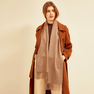 Bulk Wholesale Solid Color <b>Wool</b> Scarf, Unisex Soft Warm Winter Casual Scarf - Product Image 2
