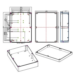 290*210*80mm(L * W * H) 65 65 Alastic lastic plástico utdoor proof aterproof uncuntion Ox utdoor able onnector ase nclosure - Product Image 5