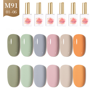 AILANUO Esmalte de Gel HEMA-FREE 15ml Serie Nude Translúcido Efecto Hielo, Logotipo Personalizado, Marca Privada OEM ODM, Gel UV LED Profesional para Salón - Product Image 1