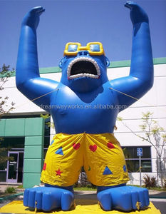 Modèle d'animal chimpanzé gonflable, <span class=keywords><strong>orang</strong></span>-outan géant gonflable pour la publicité - Product Image 3