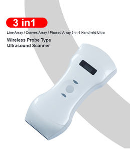 Usine directement linéaire/convexe/phasé 3 en 1 appareil à ultrasons couleur portable sans fil - Product Image 3