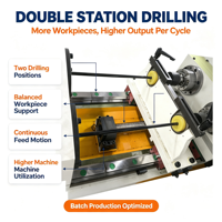 Machine de perçage profond CNC radiale de précision à haute exactitude avec moteur et engrenage pour tubes cylindriques et arbres longs