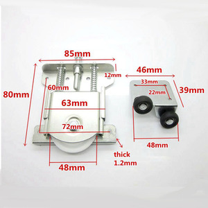 Fabricant fournit une poulie en Nylon <span class=keywords><strong>de</strong></span> 48mm <span class=keywords><strong>de</strong></span> diamètre, une coque en fer, une armoire, une armoire, une poulie <span class=keywords><strong>de</strong></span> <span class=keywords><strong>porte</strong></span> coulissante - Product Image 2