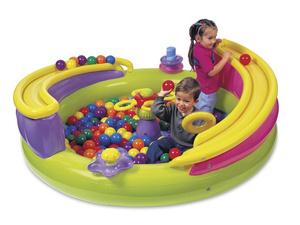Piscine à balles gonflable en PVC personnalisée avec design de dessin animé, solution sur mesure, rouleau à balles gonflable en PVC pour enfants, divertissement en plein air - Product Image 2