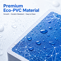 Jeu de cartes à jouer 100% plastique imperméable, personnalisé, imprimé, jeu de poker en PVC, cartes à jouer en plastique de haute qualité