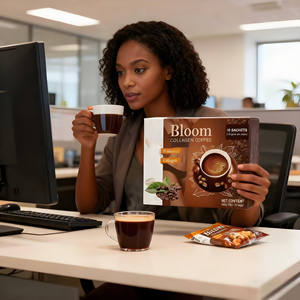 Caffè Verde al Collagene Dimagrante, Caffè Istantaneo Pronto da Bere con Spezie ed Erbe di Prima Qualità, 100g, Gusto Neutro, Certificato GMP/HACCP - Product Image 5