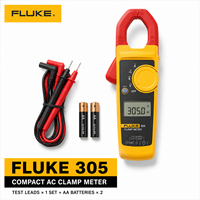   Multimètre numérique compact 305 à pince AC 600A True RMS, testeur électrique pour fils, garantie 1 an, alimenté par batterie