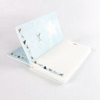 Cuaderno de Tapa Dura de Cuero PU con Estampado de Perro Adorable, Diario Personalizado A5s con Banda Elástica, Planificador Diario, Bloc de Notas de 100 Hojas, Regalo de Papelería