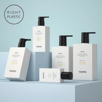 Bouteille carrée en PETG pour lotion, 100ml, 200ml, 300ml, 400ml, 500ml, pour gel douche, shampoing, lotion, huile essentielle, flacon vert ou noir