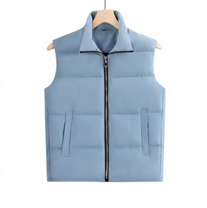 Gilet en duvet personnalisé pour homme et femme, veste en coton épaisse et chaude, veste sans manches pour l'hiver et les activités de plein air - Product Image 4