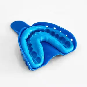 Label pribadi klinik gigi menggunakan DIY gigit pelindung mulut Alginate gigi kesan nampan dempul Kit
