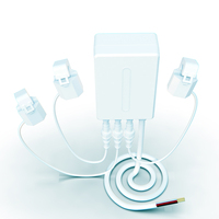 Compteur d'énergie intelligent triphasé Z-wave Zigbee pour maison connectée, capteurs à pince 60A/200A, certifié CE, moniteur de consommation d'énergie en temps réel