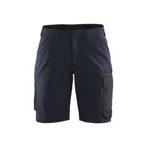 BLAKLADER - 712316458699C46 Women's Service <b>shorts</b> with 4-way <b>stretch</b> Dark navy/Black - EAN 7330509822852 <b>WORK</b> TROUSERS - Product Image 1