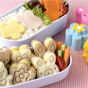 Cartoon Shape Sandwich Mold Set 10 Pcs Bread Maker <b>Cookie</b> Embossing <b>Tool</b> For Kids Lunch Box - Product Image 1
