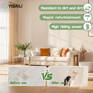 สีอะคริลิกสำหรับตกแต่งผนังภายใน สีลาเท็กซ์ ปราศจากฟอร์มาลดีไฮด์ กันน้ำ และทนทานต่อสภาพอากาศ - Product Image 1