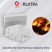 Ciment alumineux anti-érosion réfractaire coulé, fourni directement par l'usine Ruitai, avec service de découpe, 90% AlO