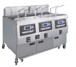 Industrial automatic gas pressure chicken deep cooking fryer gas commercial machine