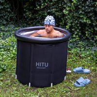 Bain de Glace Gonflable Thérapie Portable Pod Plongeon Froid Trempage Sports Récupération bacs à glace Conception Personnalisée Baignoire Pliable