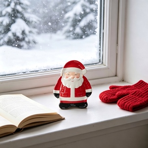 Mug de Noël en céramique blanche avec poignée Père Noël et inscription « Naughty is The New Nice Lettering », vente en gros, cadeau en vrac - Product Image 6