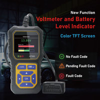 Nouveau lecteur de code de voiture OBD2 AT500 Plug-and-Play, scanner EOBD CAN pour voitures de 1996 et plus récentes, outil de diagnostic du moteur