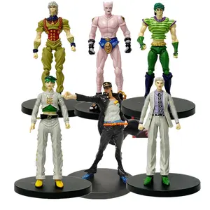 7 Styles JoJo's Bizarre Adventure Manga Figurine Toys Kujo Jotaro Dio Higashikata Josuk Killer Kira PVC Anime Figure Statues