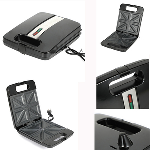 OEM phổ biến <span class=keywords><strong>8</strong></span> lát không dính tự động ăn sáng tam giác bánh sandwich nướng bánh Sandwich Maker - Product Image 2