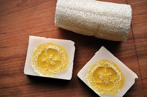 Spugna Esfoliante per il Corpo a Forma Rotonda Personalizzata per lo Sbiancamento e la Pulizia - Product Image 4