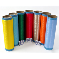 Filament de fil de fibre UHMWPE rouge 1600D, prix du fil UHMWPE haute résistance pour tissus, cordes et sangles