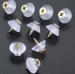 OEM/ODM Patins ronds en caoutchouc transparent antidérapant avec vis en acier inoxydable pour meubles, chaises, armoires, appareils électroniques - Product Image 5