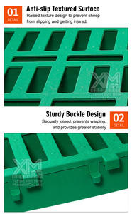 Suelo de Láminas de Plástico Resistente para Granjas, Suelo Antideslizante para Ovejas, Cabras, Cerdos y Terneros - Product Image 2