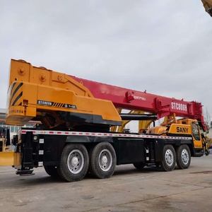 Grue sur camion SANY STC800 d'occasion de haute qualité, grue mobile de 80 tonnes pour levages lourds - Product Image 3