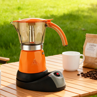 Mesin kopi elektrik, mesin Espresso kopi elektrik Espreeso Moka Pot kopi